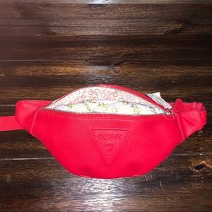 Red Guess Fanny pack